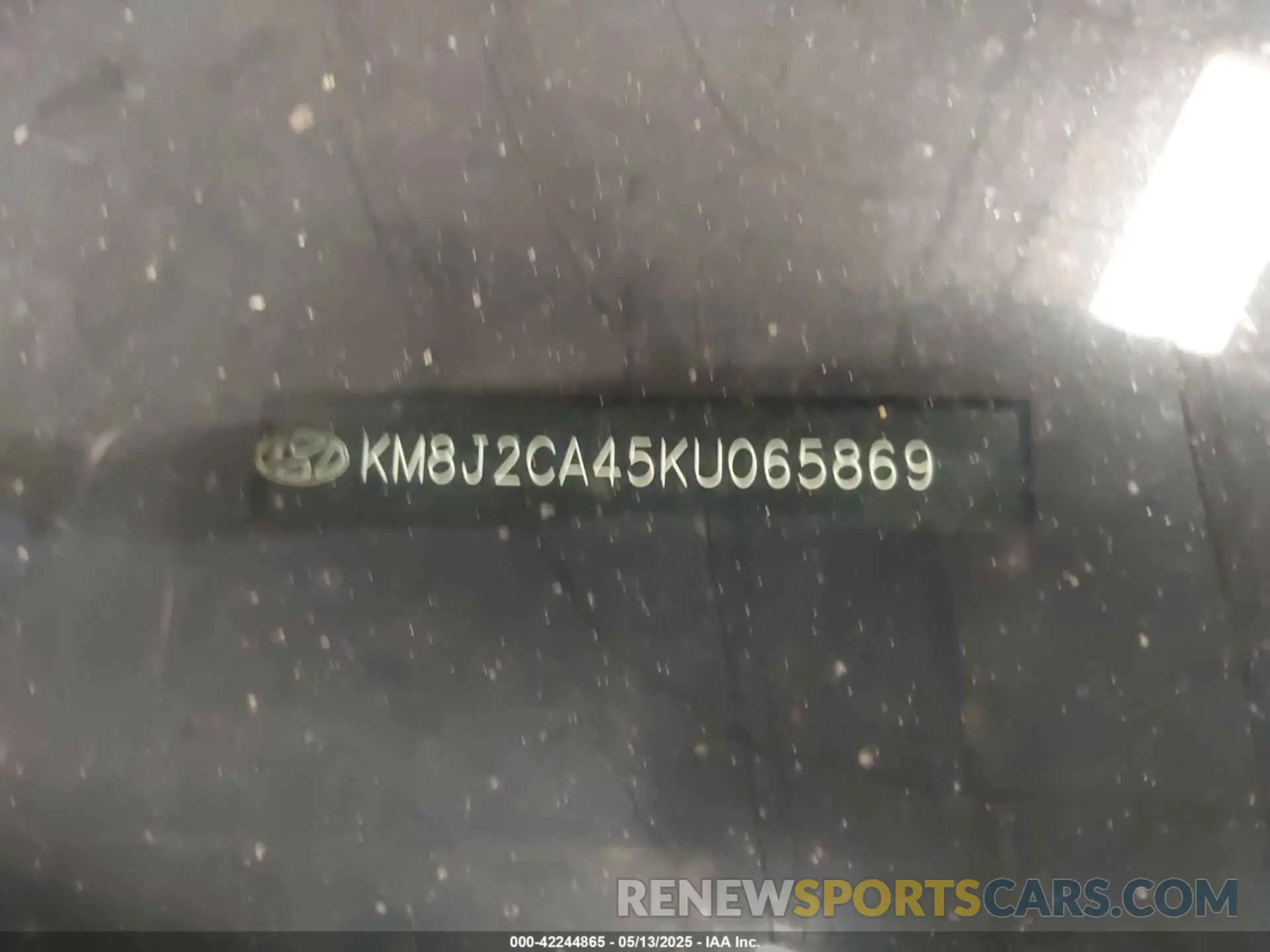 17 fotografías del automóvil dañado KM8J2CA45KU065869 HYUNDAI TUCSON 2019