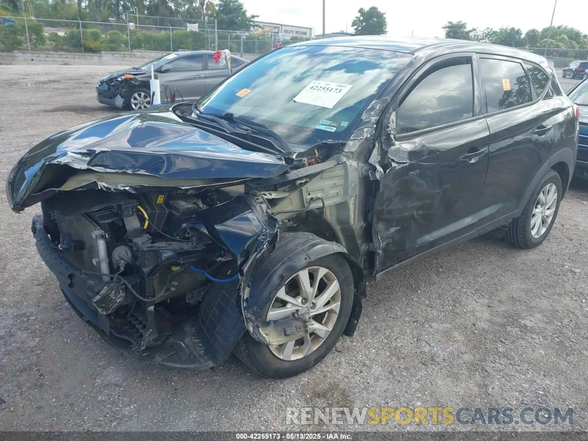 2 fotografías del automóvil dañado KM8J2CA45KU971276 HYUNDAI TUCSON 2019