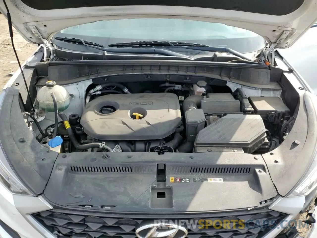 14 fotografías del automóvil dañado KM8J2CA47KU055568 HYUNDAI TUCSON 2019