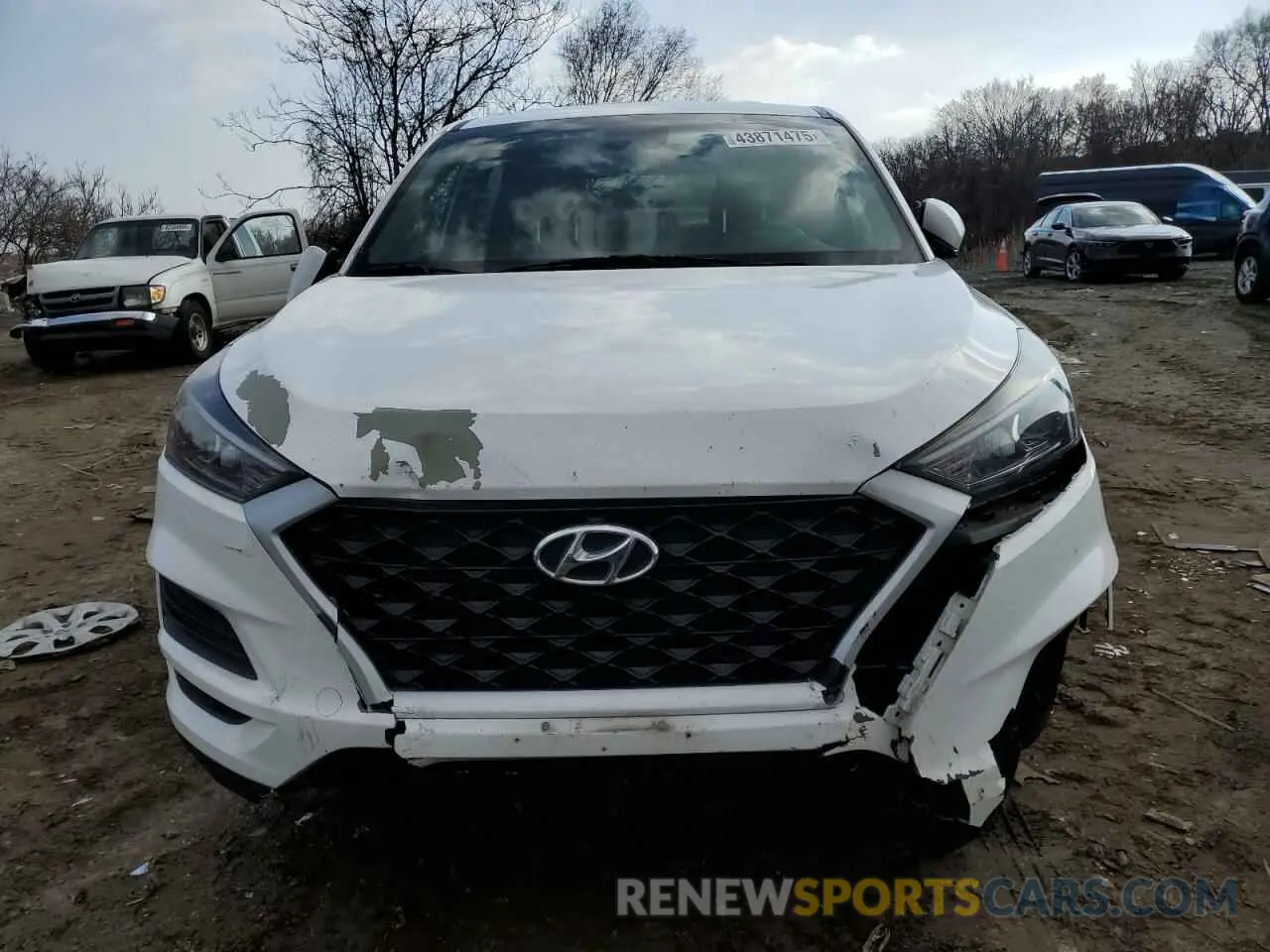 5 fotografías del automóvil dañado KM8J2CA47KU055568 HYUNDAI TUCSON 2019