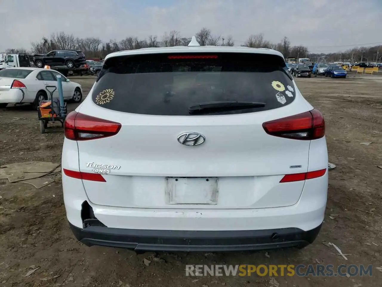 6 fotografías del automóvil dañado KM8J2CA47KU055568 HYUNDAI TUCSON 2019