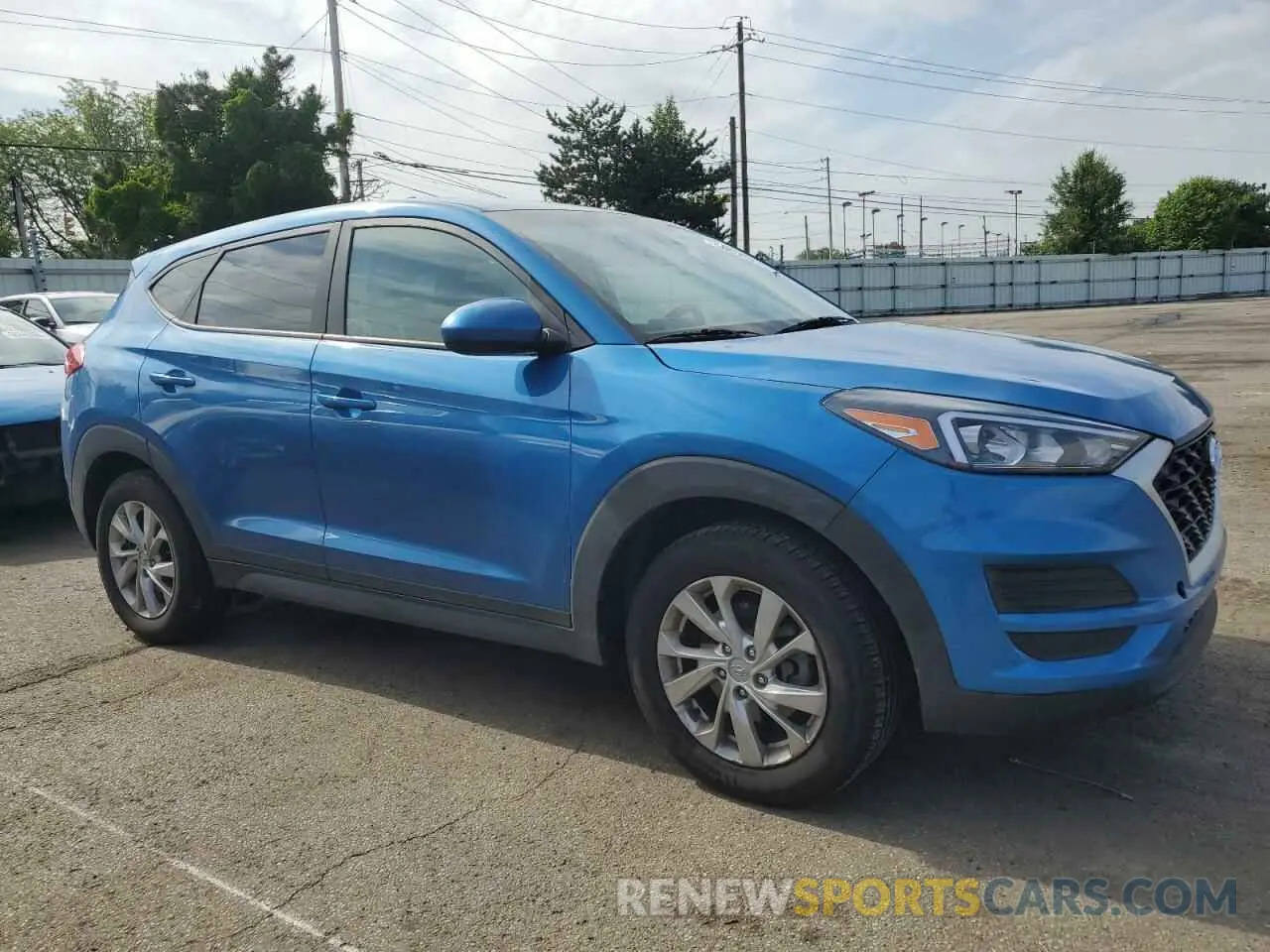 4 fotografías del automóvil dañado KM8J2CA47KU917574 HYUNDAI TUCSON 2019