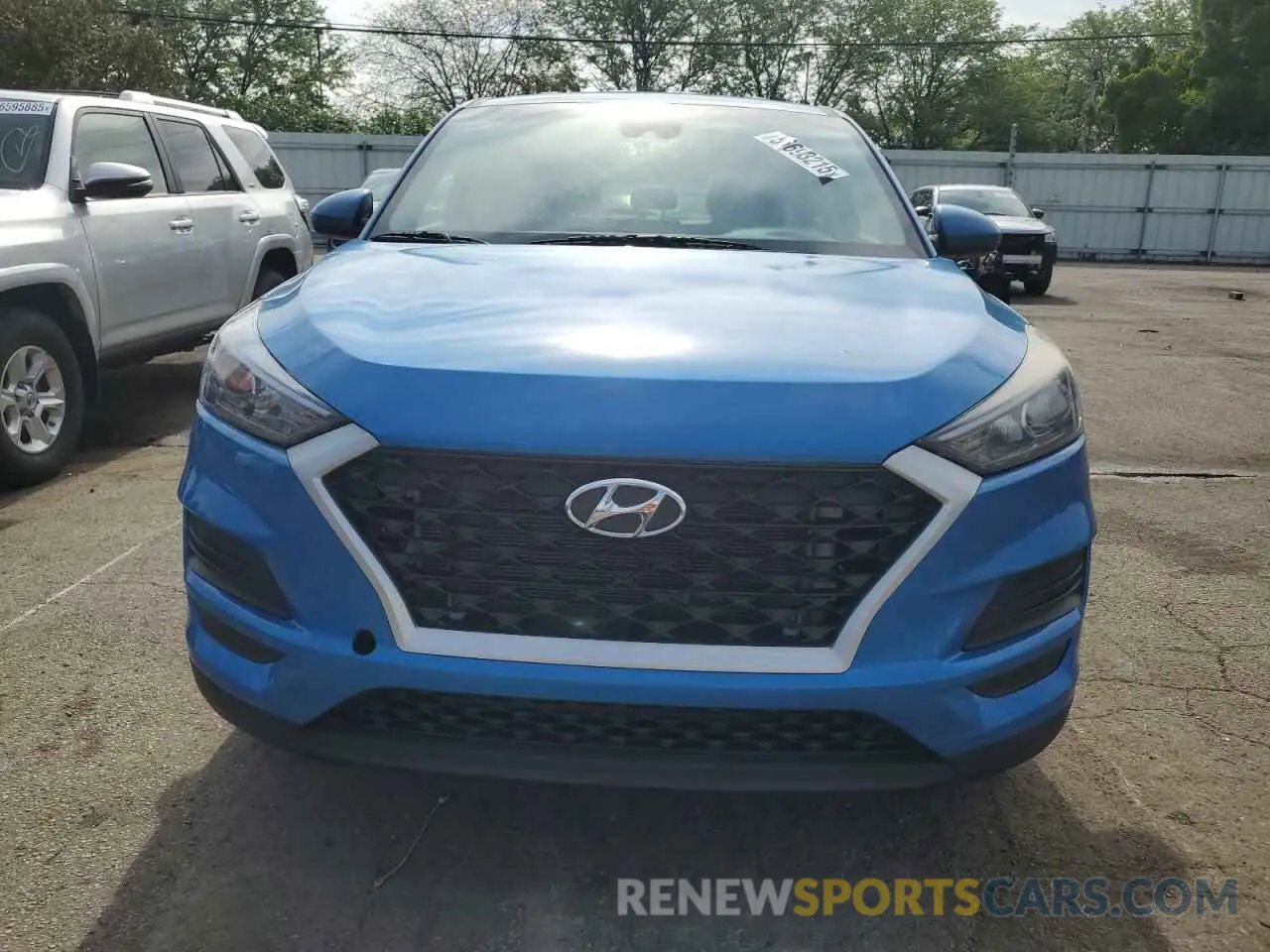 5 fotografías del automóvil dañado KM8J2CA47KU917574 HYUNDAI TUCSON 2019