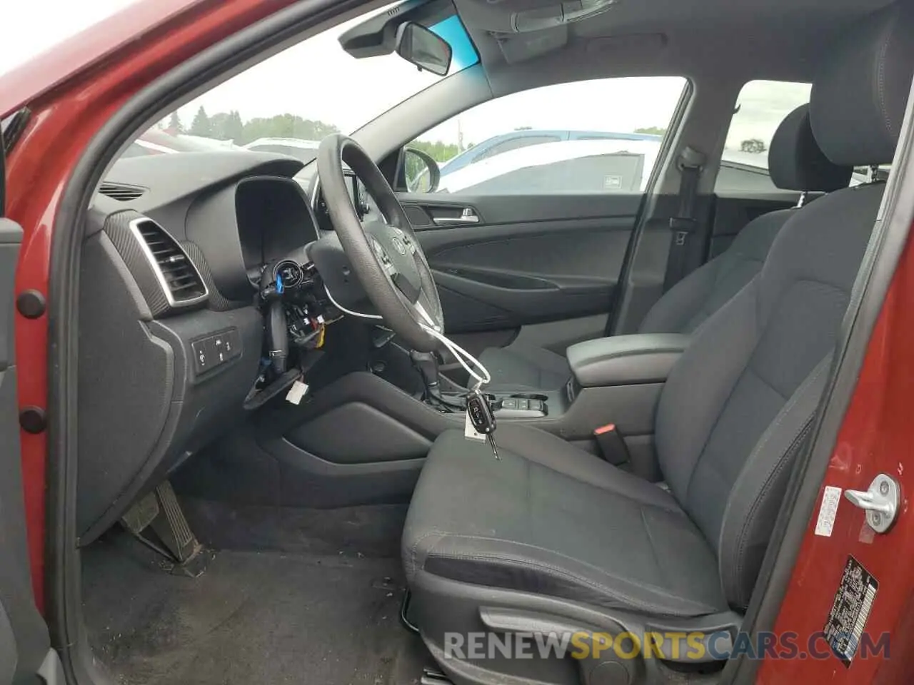 7 fotografías del automóvil dañado KM8J2CA48KU955122 HYUNDAI TUCSON 2019