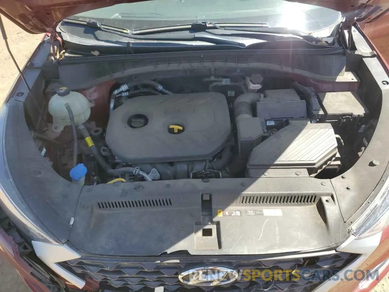 12 fotografías del automóvil dañado KM8J2CA49KU871827 HYUNDAI TUCSON 2019