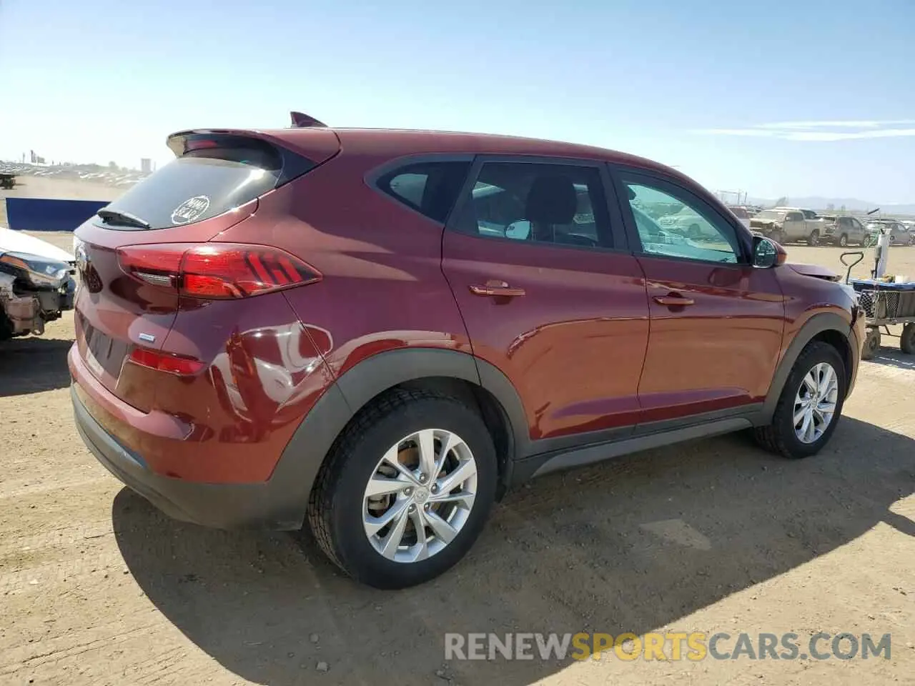 3 fotografías del automóvil dañado KM8J2CA49KU871827 HYUNDAI TUCSON 2019