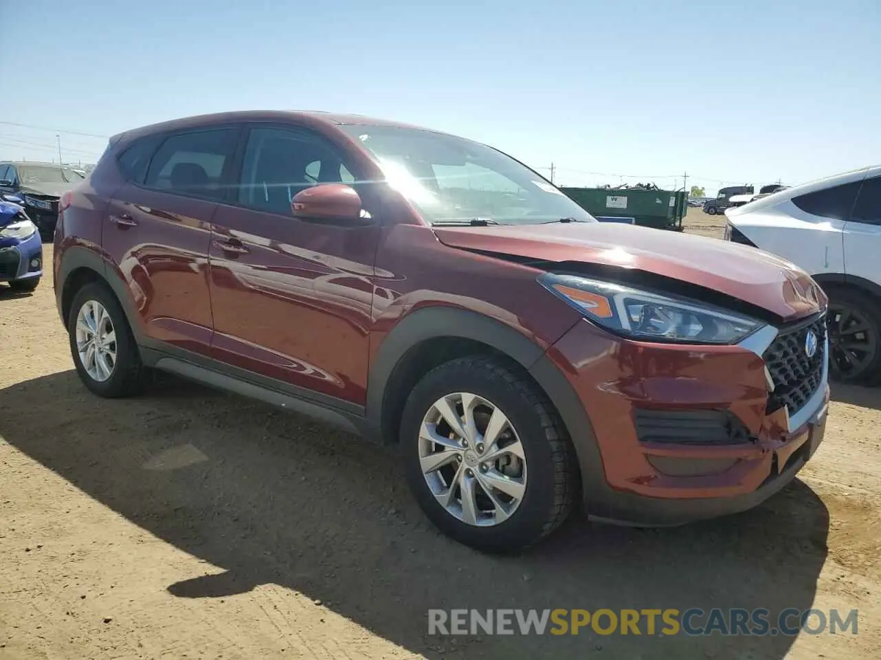 4 fotografías del automóvil dañado KM8J2CA49KU871827 HYUNDAI TUCSON 2019