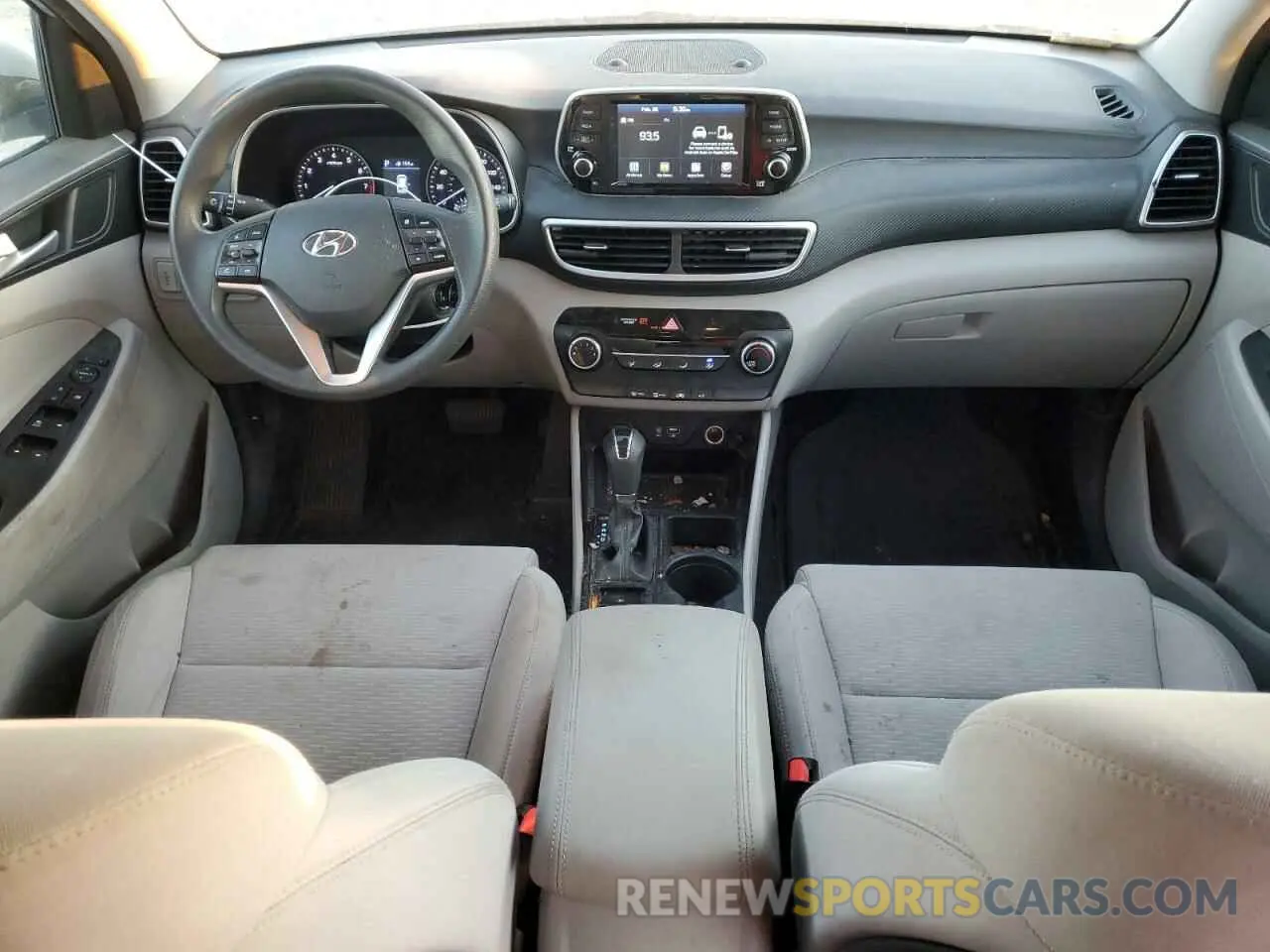 8 fotografías del automóvil dañado KM8J2CA49KU886067 HYUNDAI TUCSON 2019