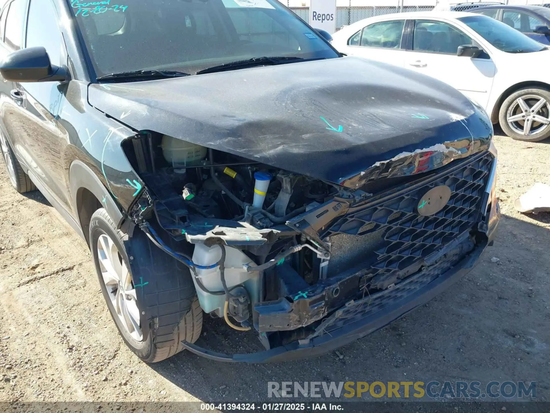 6 fotografías del automóvil dañado KM8J2CA49KU888868 HYUNDAI TUCSON 2019