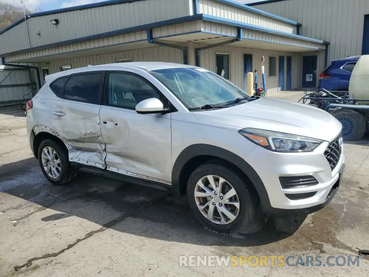 4 fotografías del automóvil dañado KM8J2CA49KU912845 HYUNDAI TUCSON 2019