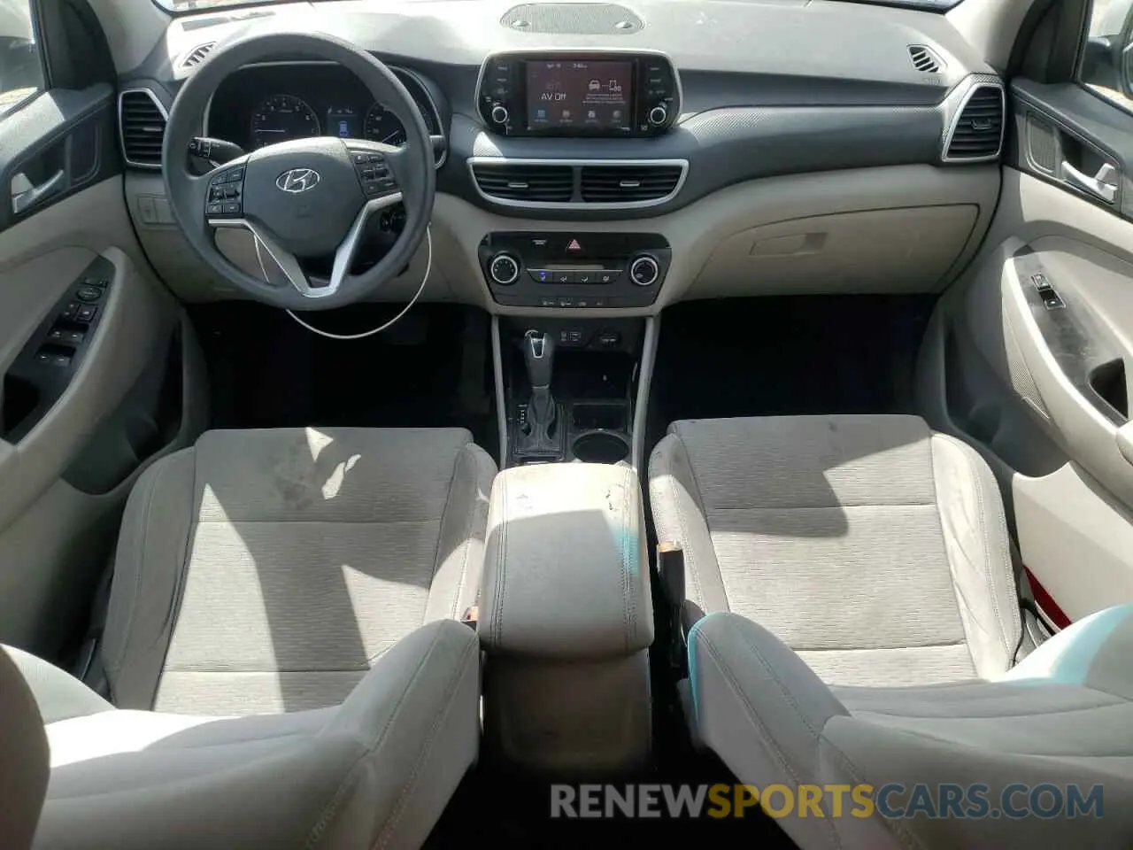 8 fotografías del automóvil dañado KM8J2CA49KU912845 HYUNDAI TUCSON 2019