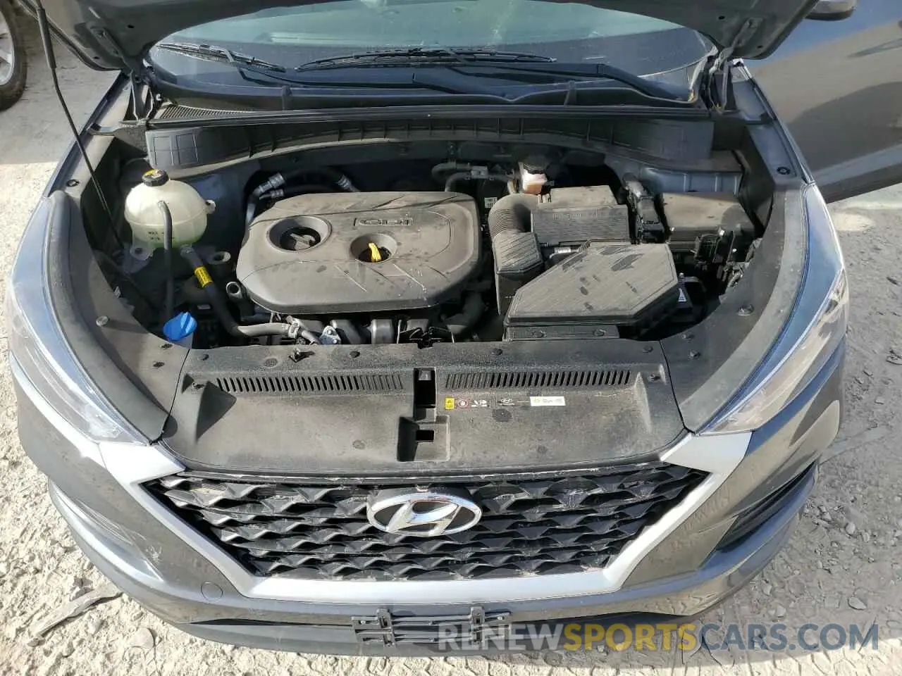 12 fotografías del automóvil dañado KM8J2CA49KU935929 HYUNDAI TUCSON 2019