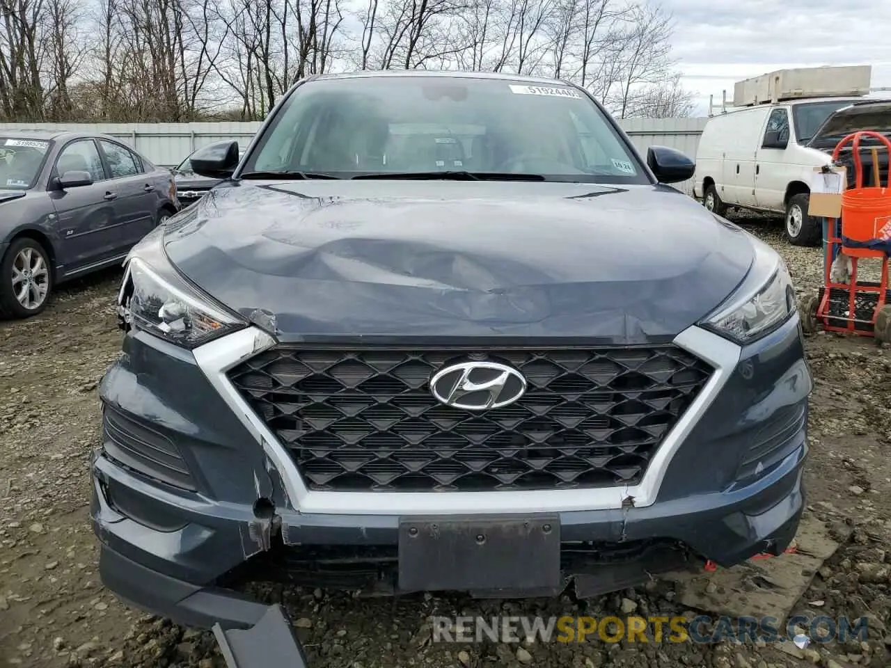 5 fotografías del automóvil dañado KM8J2CA4XKU078553 HYUNDAI TUCSON 2019