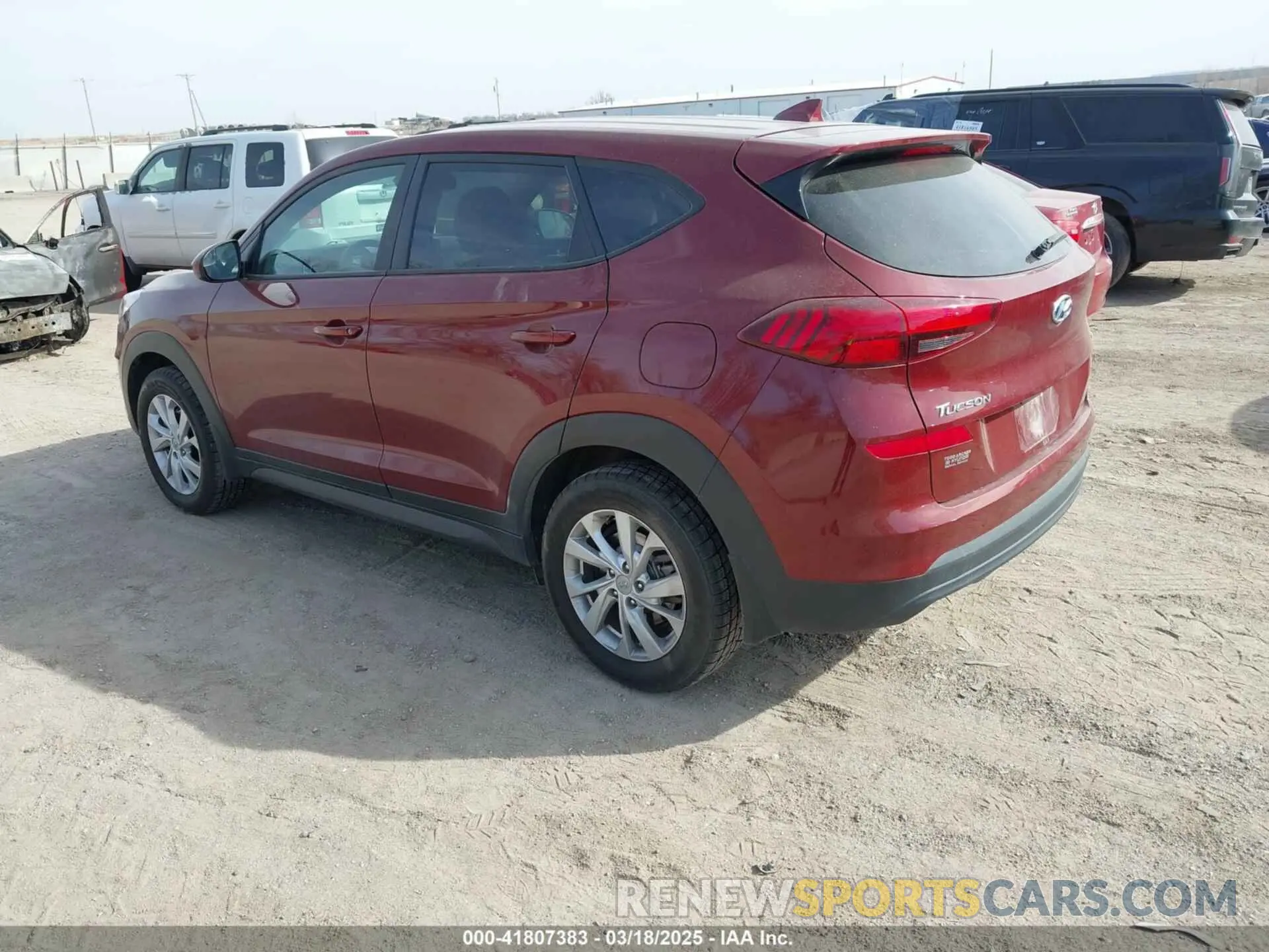 3 fotografías del automóvil dañado KM8J2CA4XKU933204 HYUNDAI TUCSON 2019