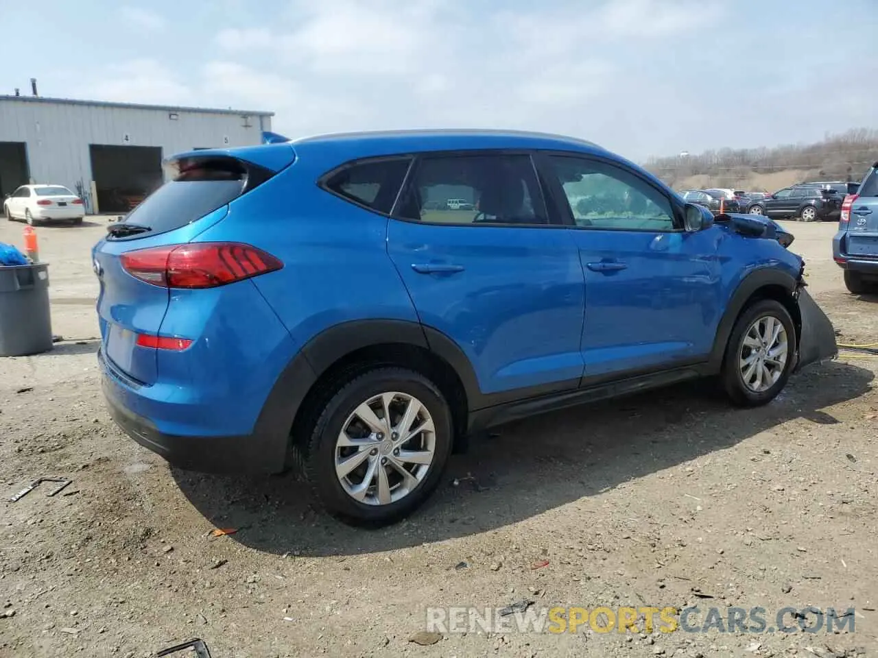 3 fotografías del automóvil dañado KM8J33A42KU022829 HYUNDAI TUCSON 2019