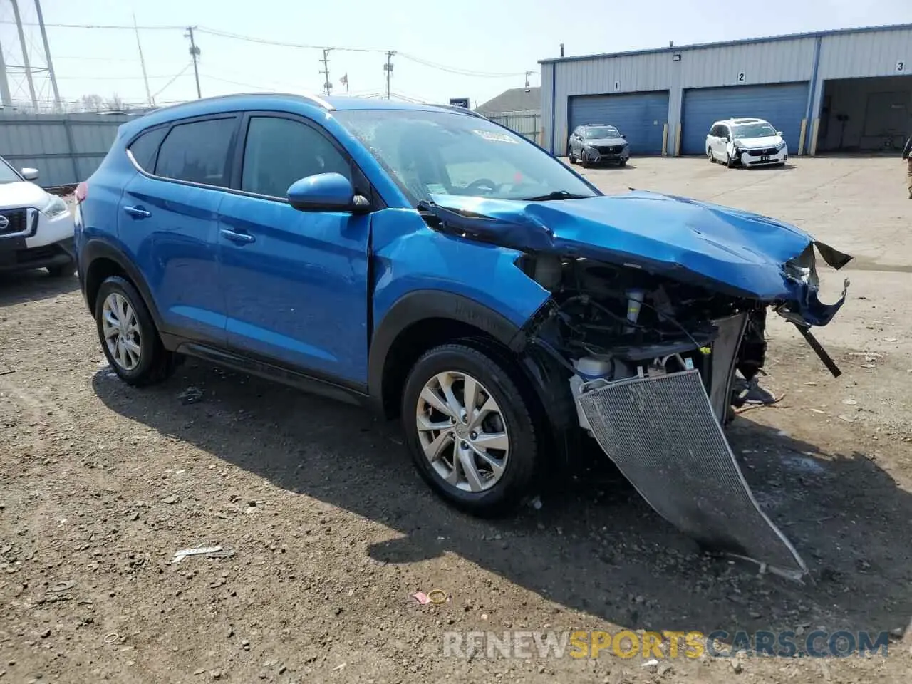 4 fotografías del automóvil dañado KM8J33A42KU022829 HYUNDAI TUCSON 2019