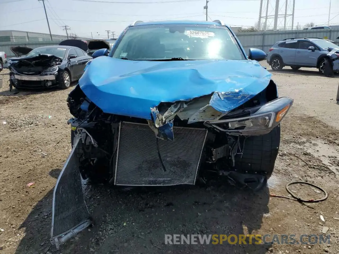 5 fotografías del automóvil dañado KM8J33A42KU022829 HYUNDAI TUCSON 2019