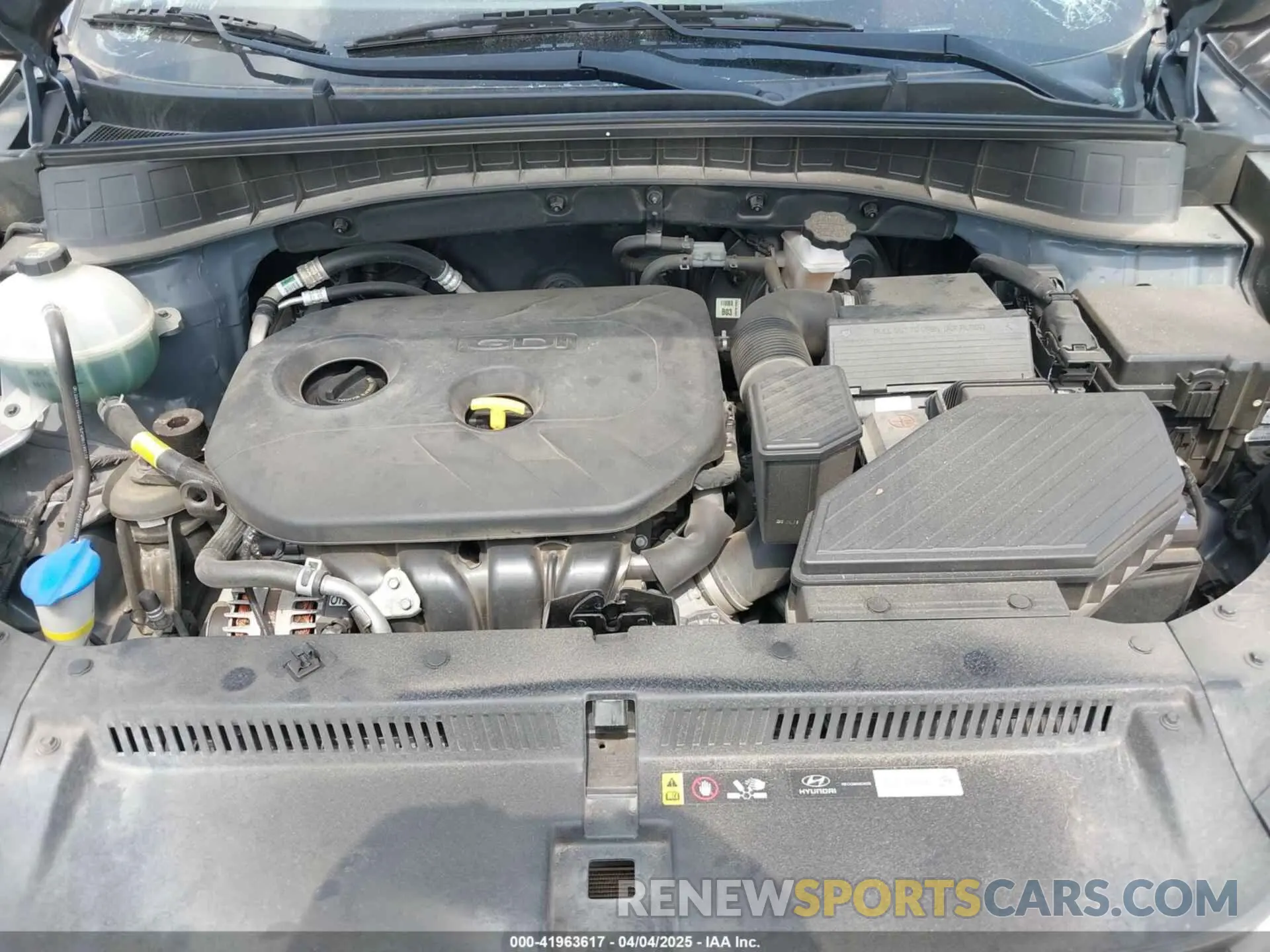 10 fotografías del automóvil dañado KM8J33A43KU962816 HYUNDAI TUCSON 2019