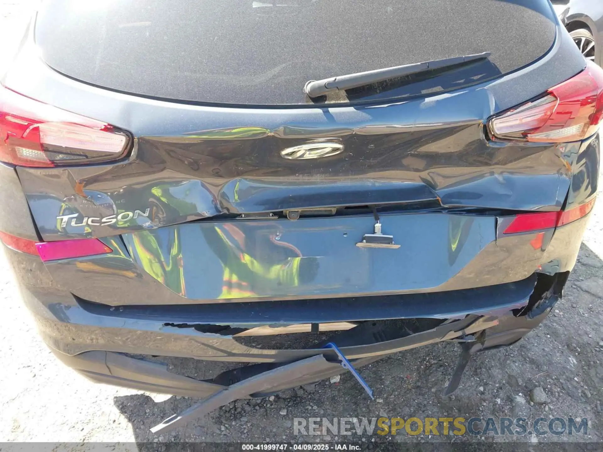 6 fotografías del automóvil dañado KM8J33A45KU058949 HYUNDAI TUCSON 2019