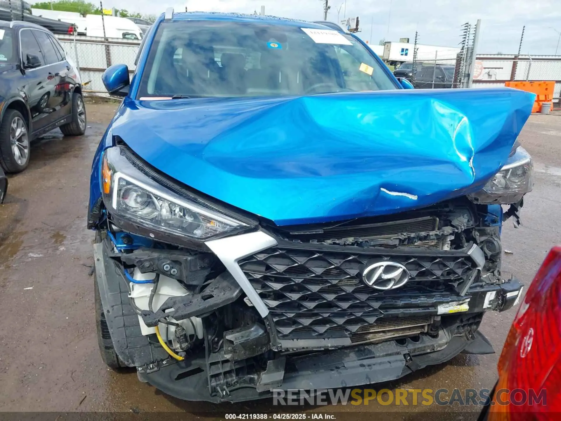13 fotografías del automóvil dañado KM8J33A46KU025569 HYUNDAI TUCSON 2019