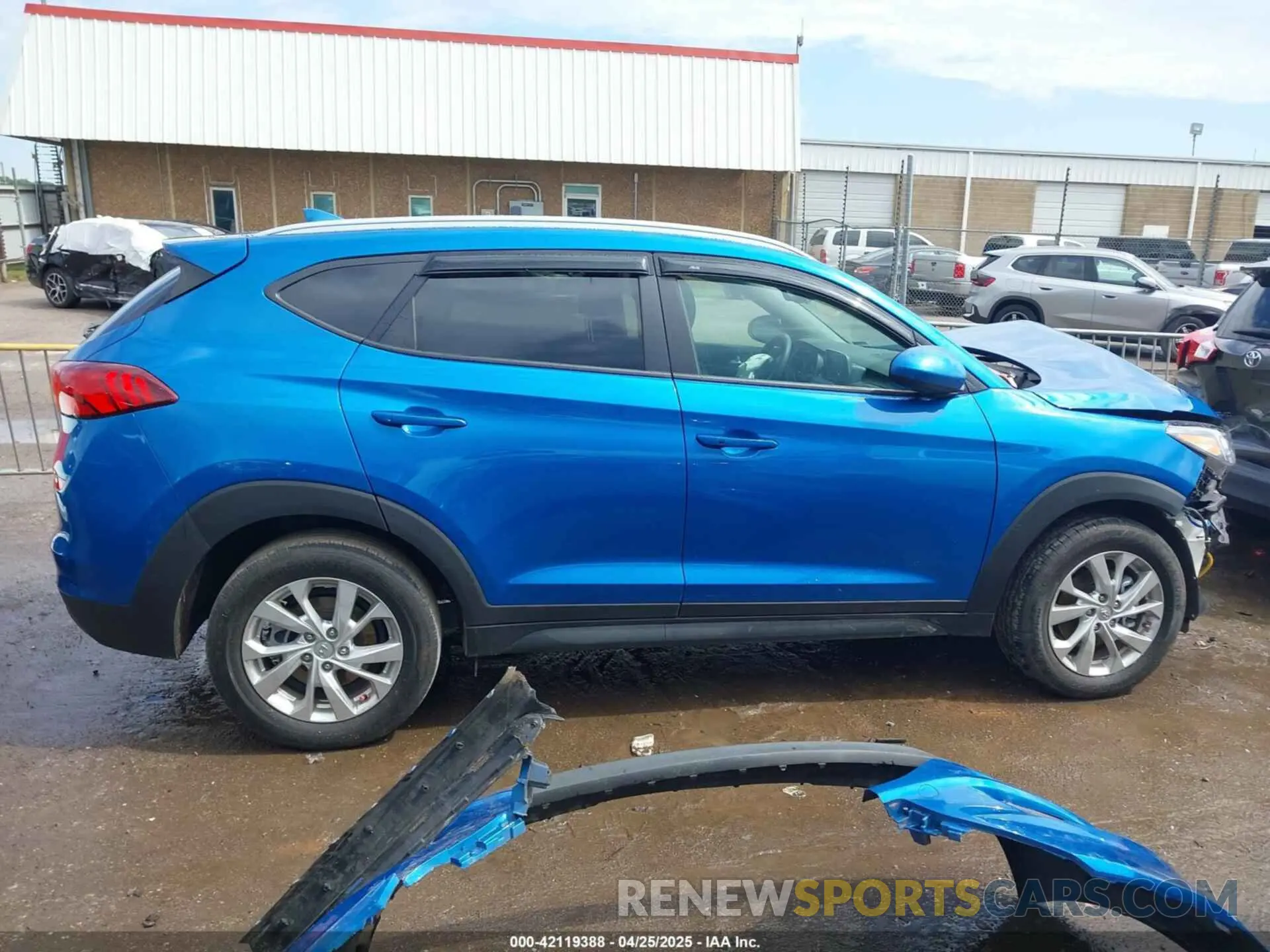 14 fotografías del automóvil dañado KM8J33A46KU025569 HYUNDAI TUCSON 2019