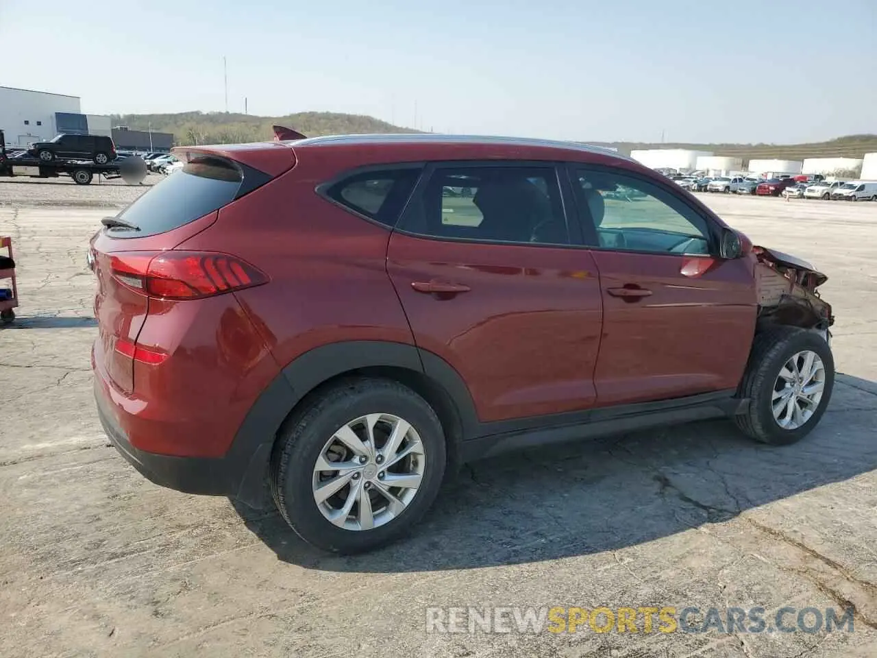 3 fotografías del automóvil dañado KM8J33A46KU861530 HYUNDAI TUCSON 2019