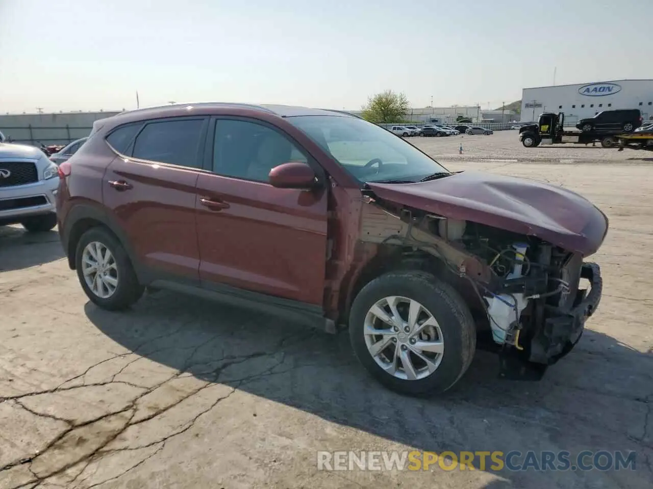 4 fotografías del automóvil dañado KM8J33A46KU861530 HYUNDAI TUCSON 2019