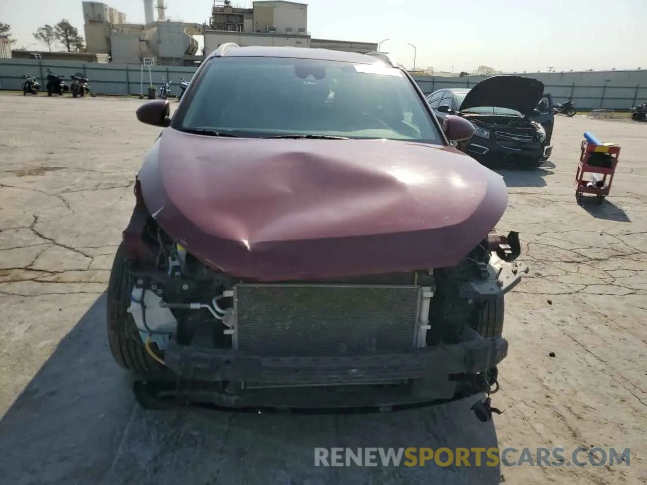 5 fotografías del automóvil dañado KM8J33A46KU861530 HYUNDAI TUCSON 2019
