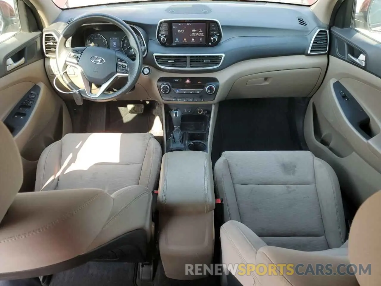 8 fotografías del automóvil dañado KM8J33A46KU861530 HYUNDAI TUCSON 2019