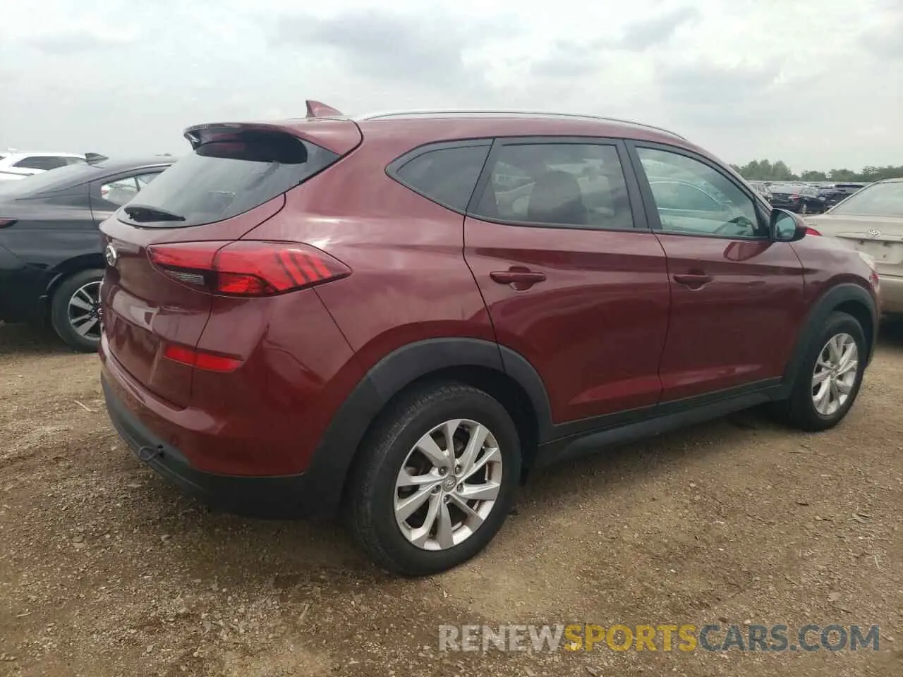 3 fotografías del automóvil dañado KM8J33A4XKU862177 HYUNDAI TUCSON 2019