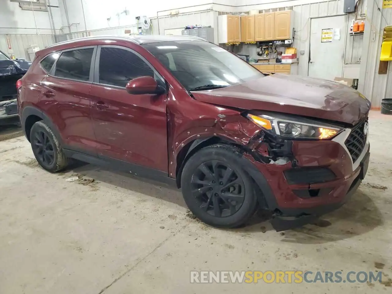 4 fotografías del automóvil dañado KM8J33A4XKU990256 HYUNDAI TUCSON 2019
