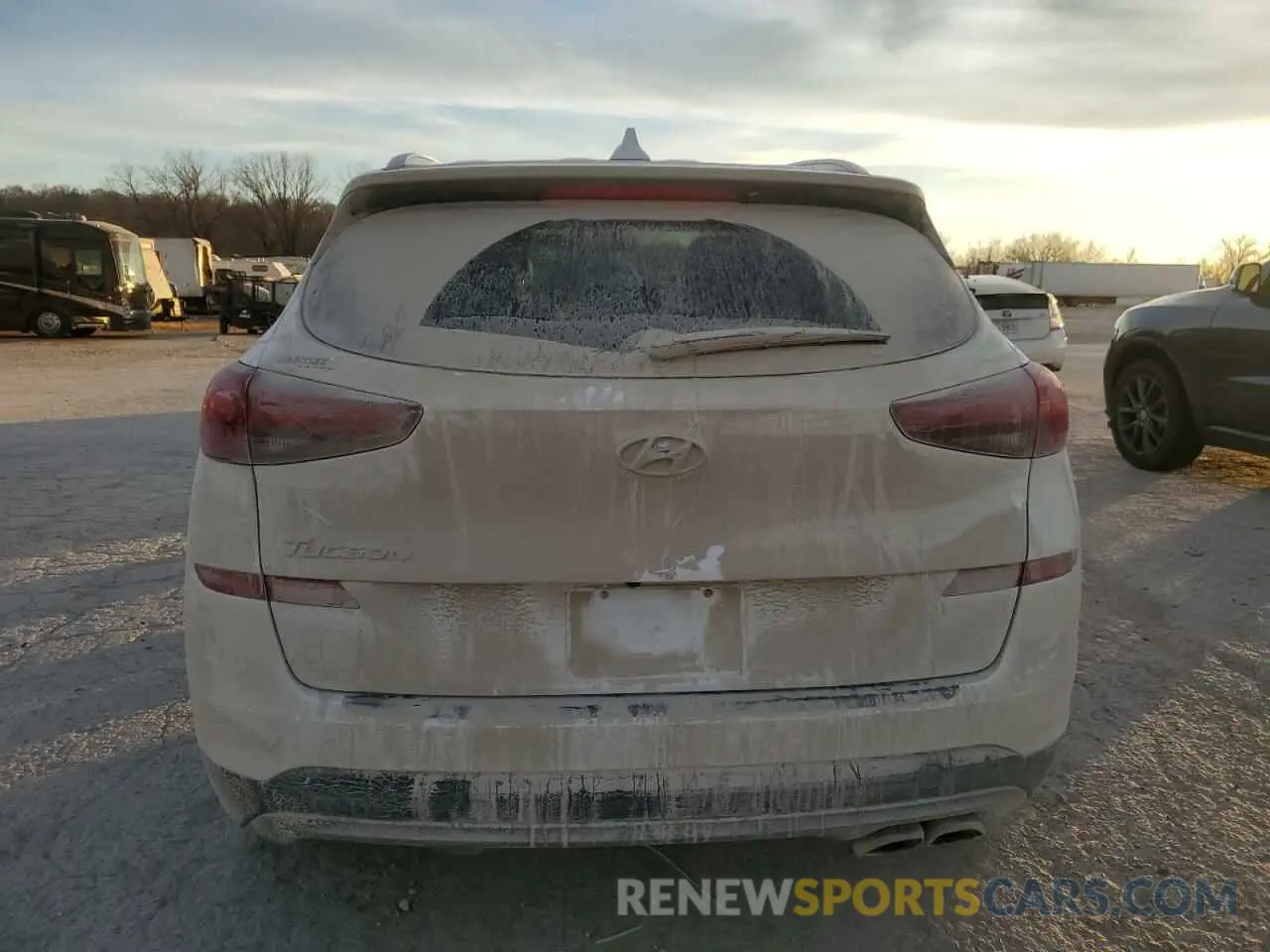 6 fotografías del automóvil dañado KM8J33AL3KU876123 HYUNDAI TUCSON 2019