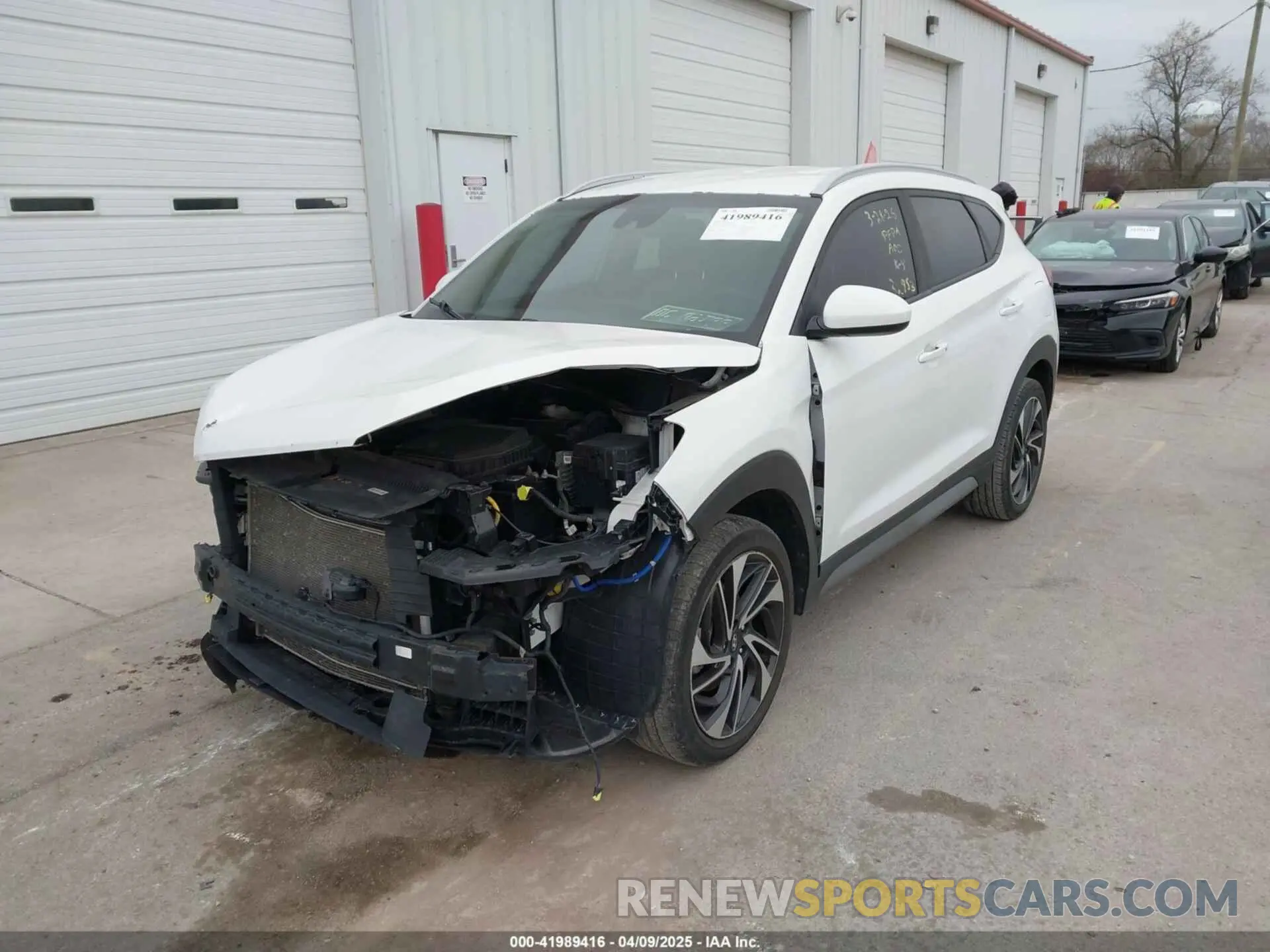 2 fotografías del automóvil dañado KM8J33AL6KU838403 HYUNDAI TUCSON 2019