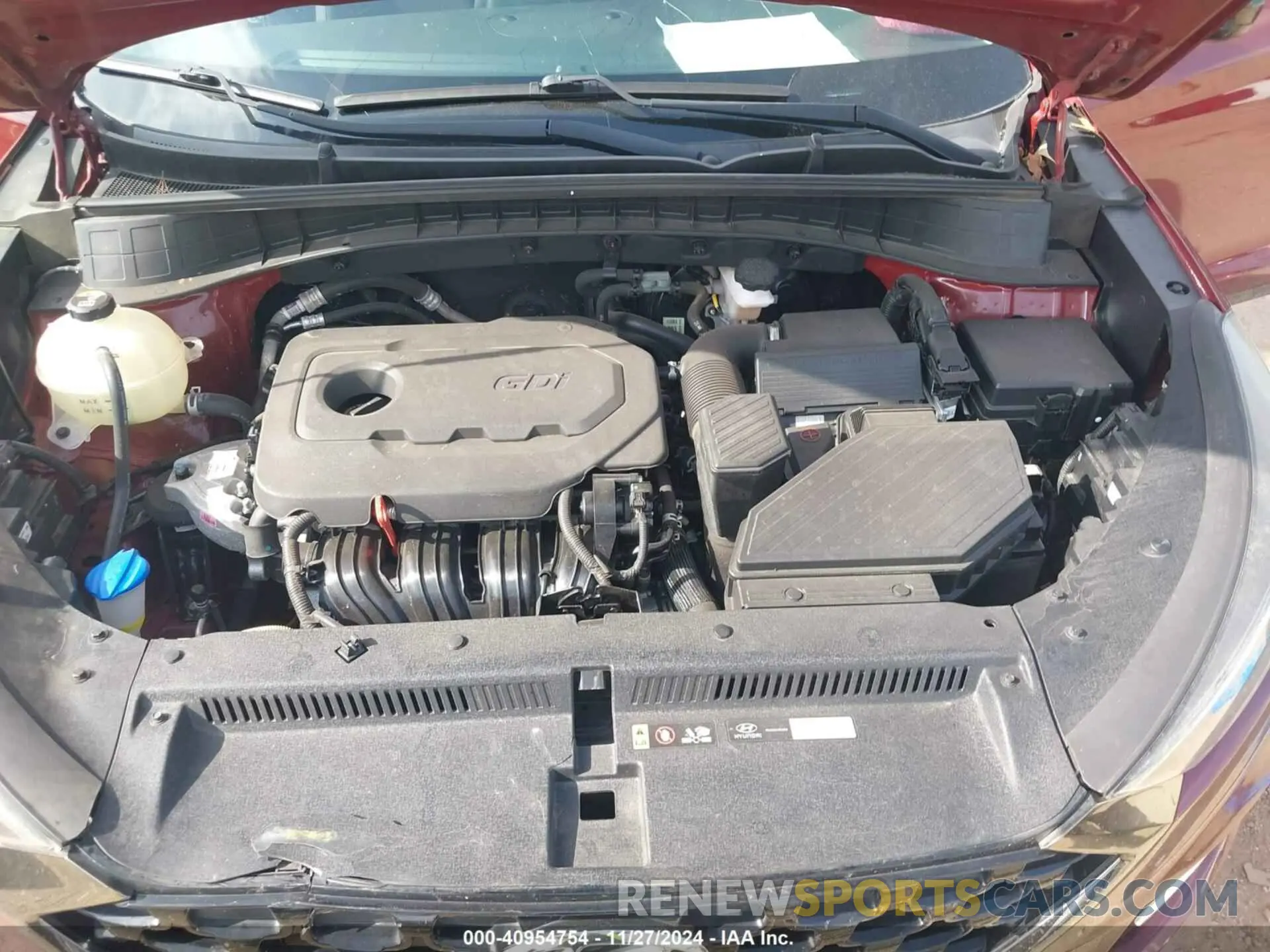 10 fotografías del automóvil dañado KM8J33AL8KU011129 HYUNDAI TUCSON 2019