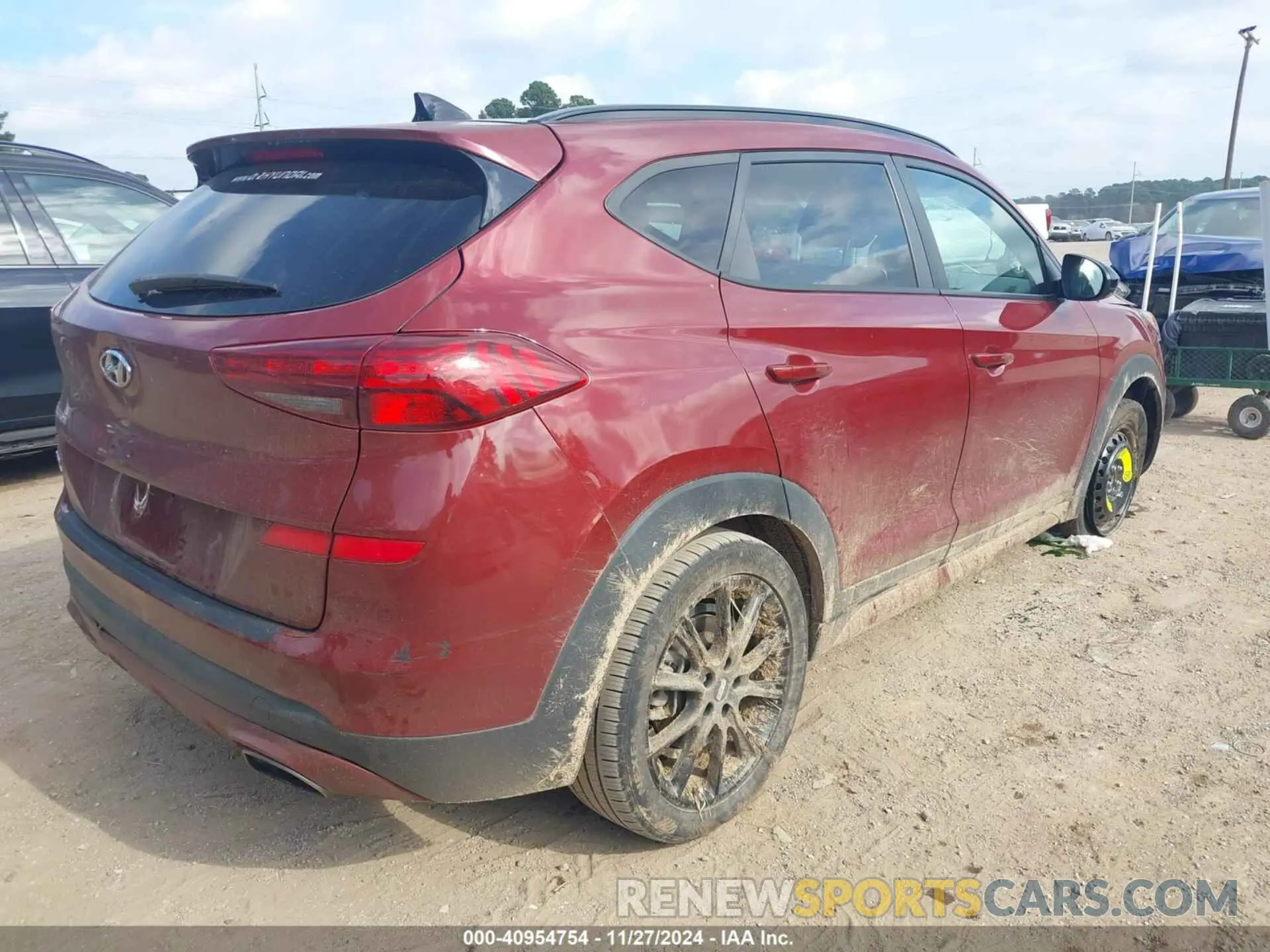 4 fotografías del automóvil dañado KM8J33AL8KU011129 HYUNDAI TUCSON 2019