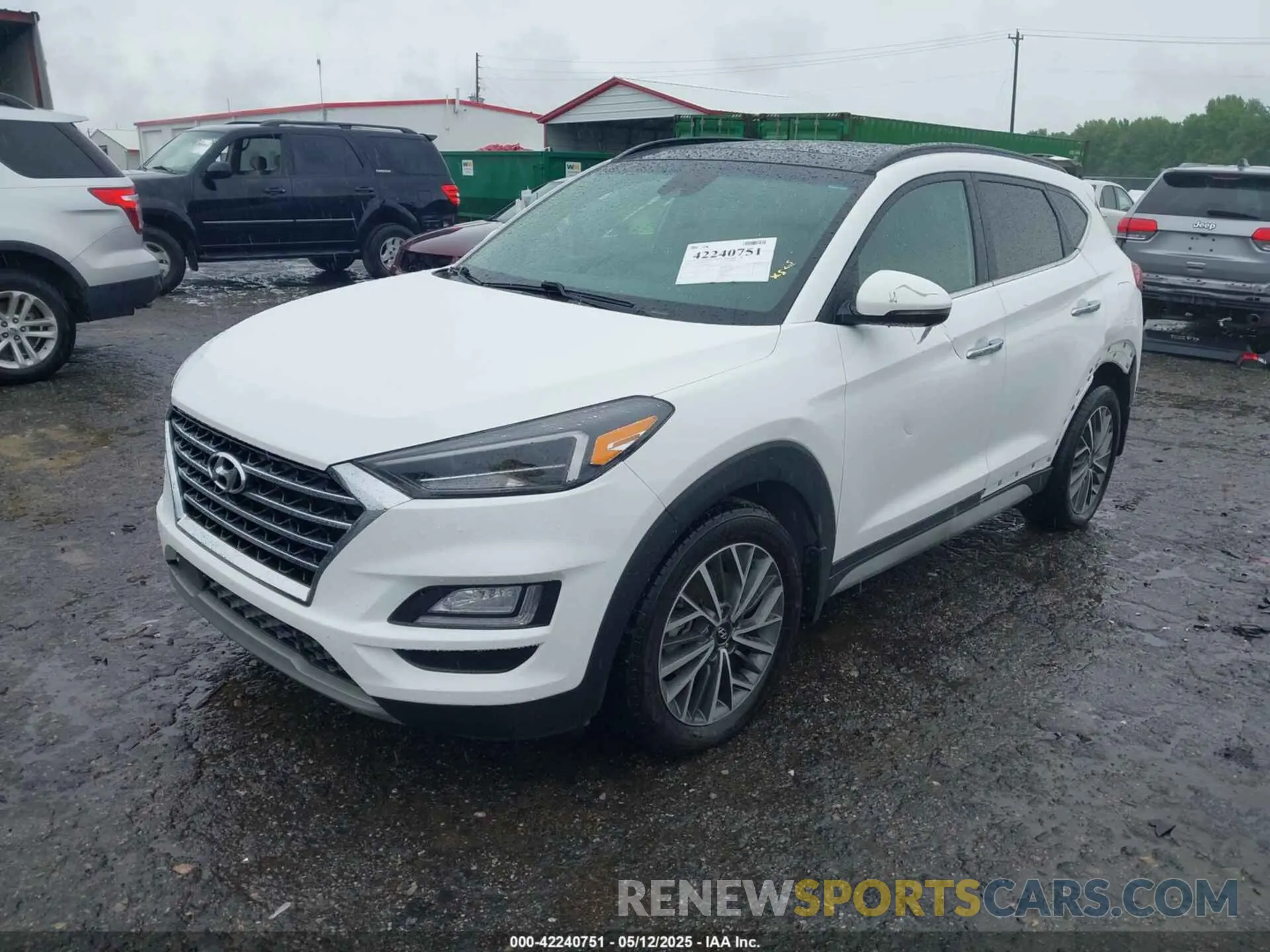 2 fotografías del automóvil dañado KM8J33AL8KU903140 HYUNDAI TUCSON 2019