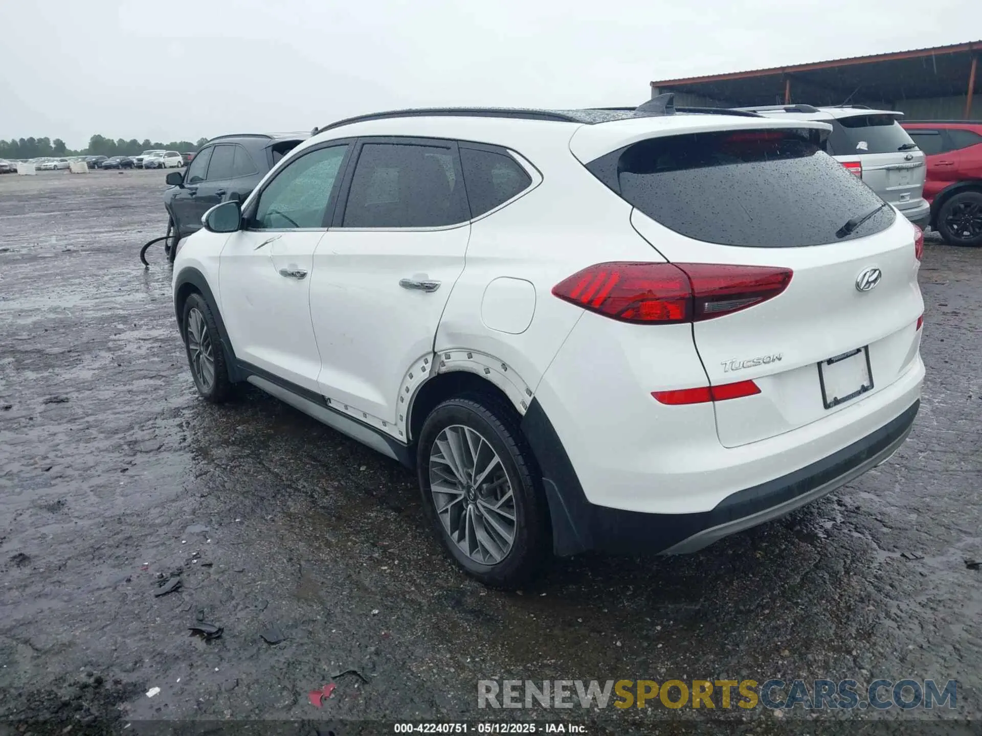 3 fotografías del automóvil dañado KM8J33AL8KU903140 HYUNDAI TUCSON 2019