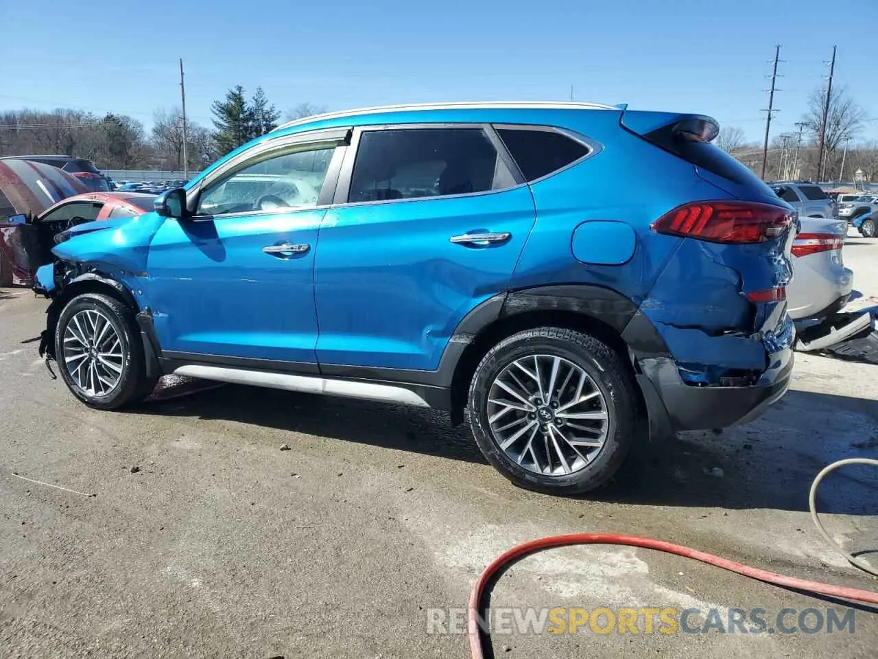 2 fotografías del automóvil dañado KM8J33AL8KU984978 HYUNDAI TUCSON 2019