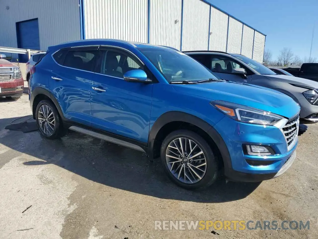 4 fotografías del automóvil dañado KM8J33AL8KU984978 HYUNDAI TUCSON 2019
