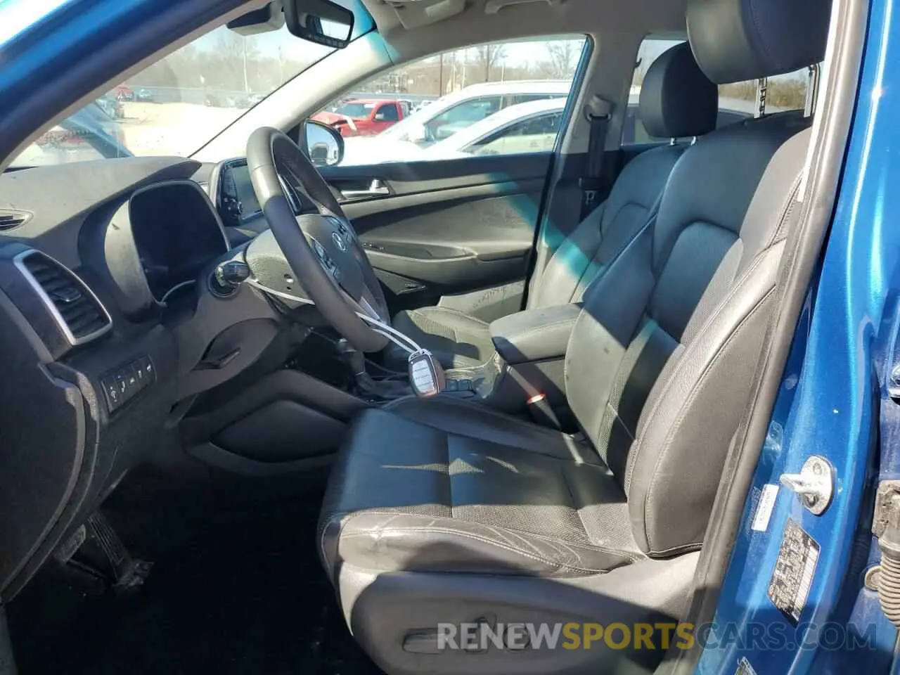 7 fotografías del automóvil dañado KM8J33AL8KU984978 HYUNDAI TUCSON 2019