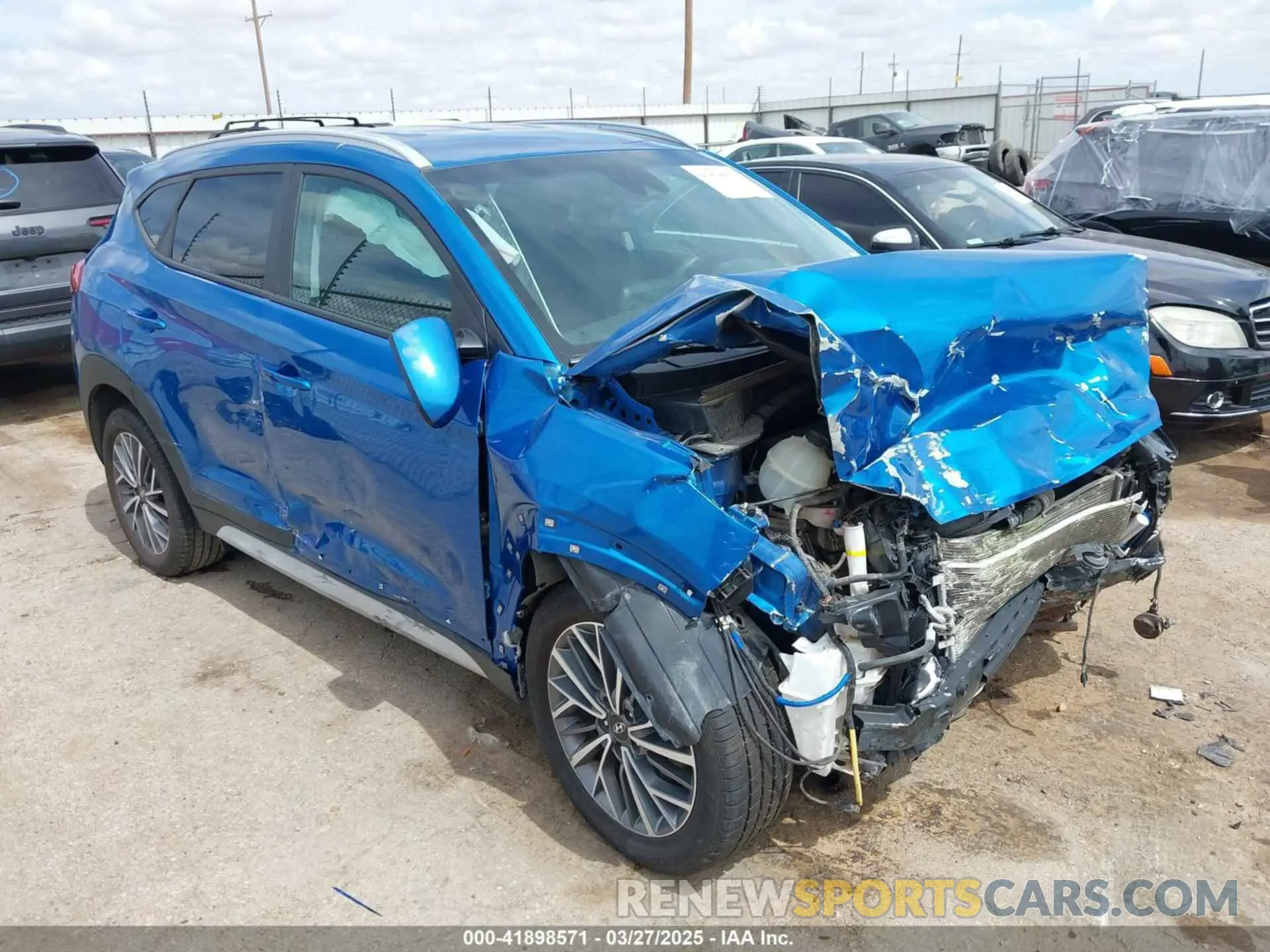 1 fotografías del automóvil dañado KM8J33AL9KU011513 HYUNDAI TUCSON 2019