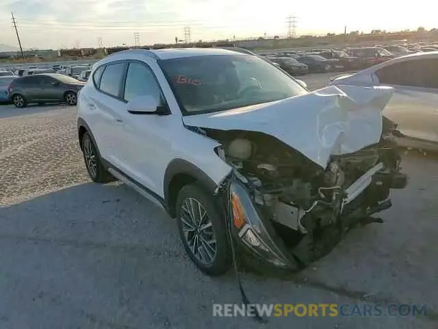 12 fotografías del automóvil dañado KM8J33AL9KU052689 HYUNDAI TUCSON 2019