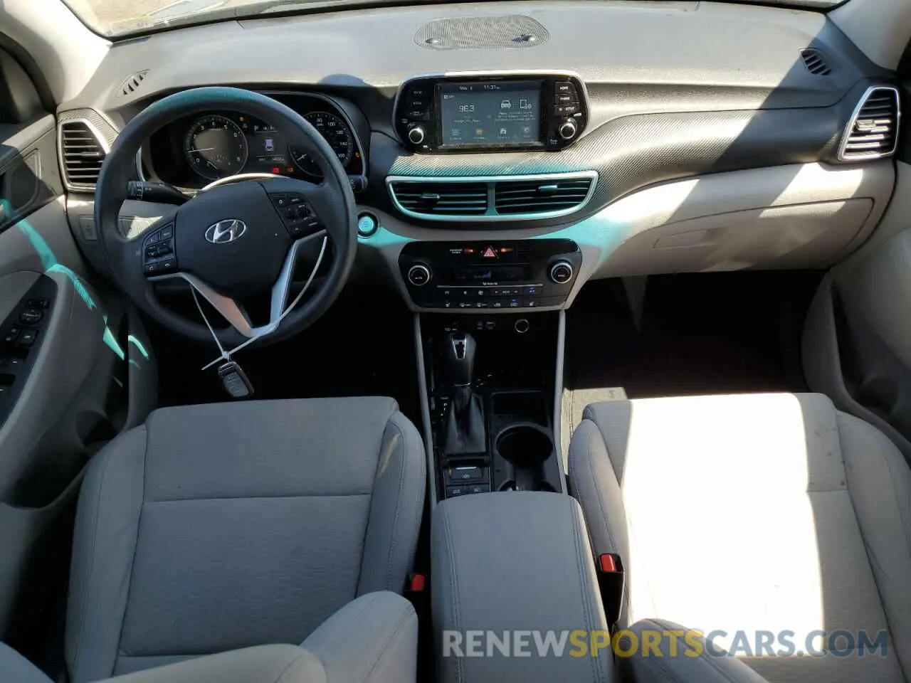 8 fotografías del automóvil dañado KM8J33AL9KU056645 HYUNDAI TUCSON 2019