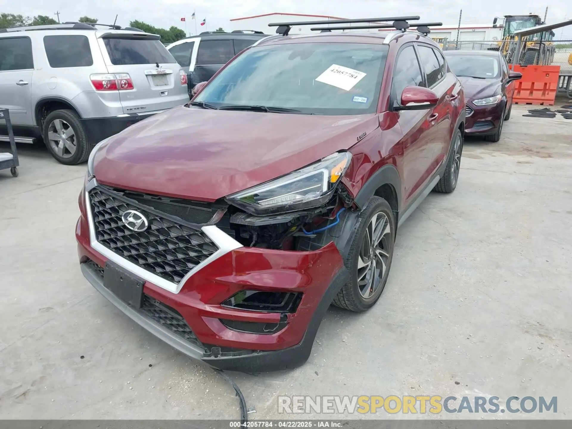 2 fotografías del automóvil dañado KM8J33AL9KU895176 HYUNDAI TUCSON 2019