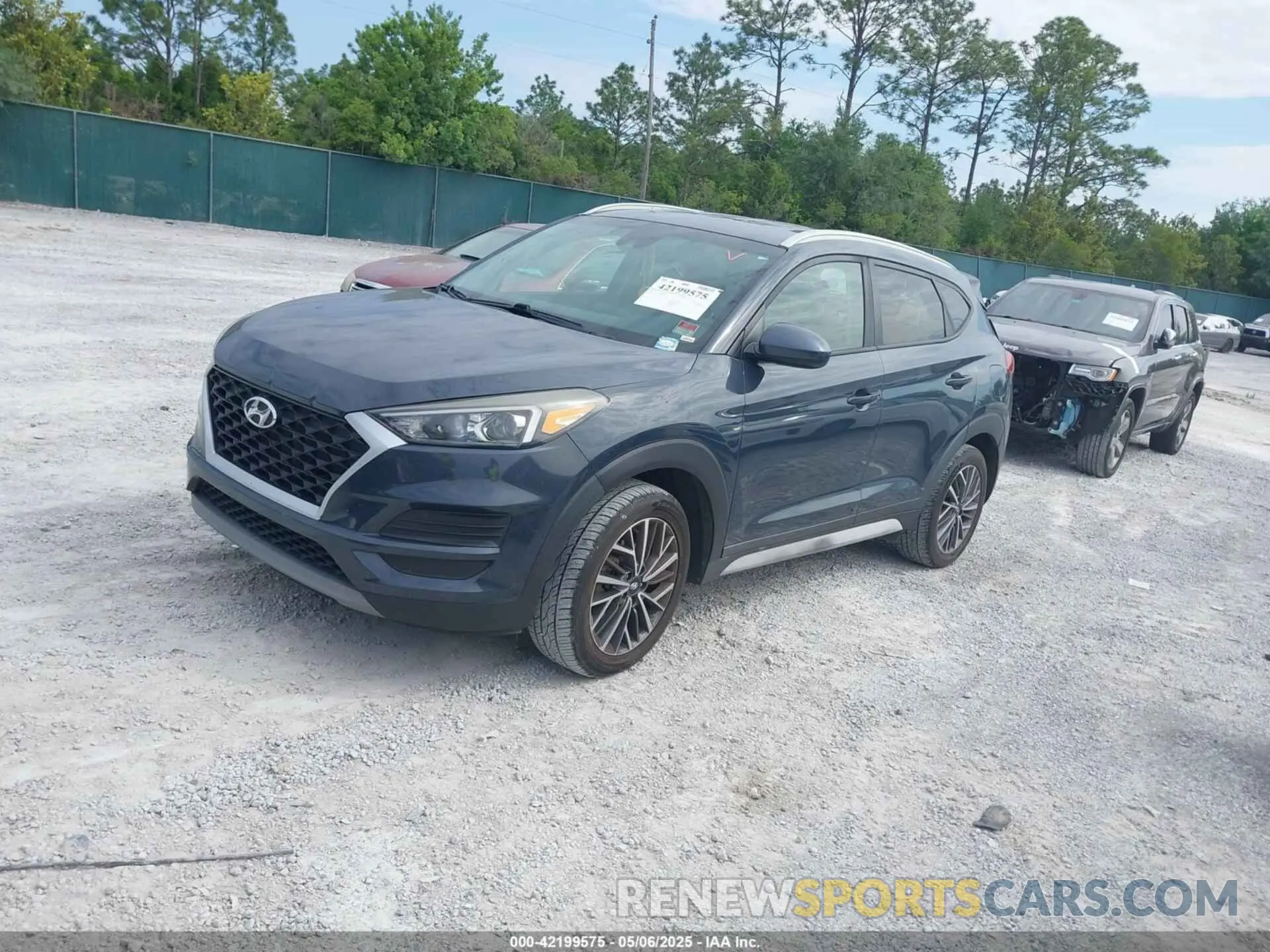 2 fotografías del automóvil dañado KM8J33AL9KU949771 HYUNDAI TUCSON 2019
