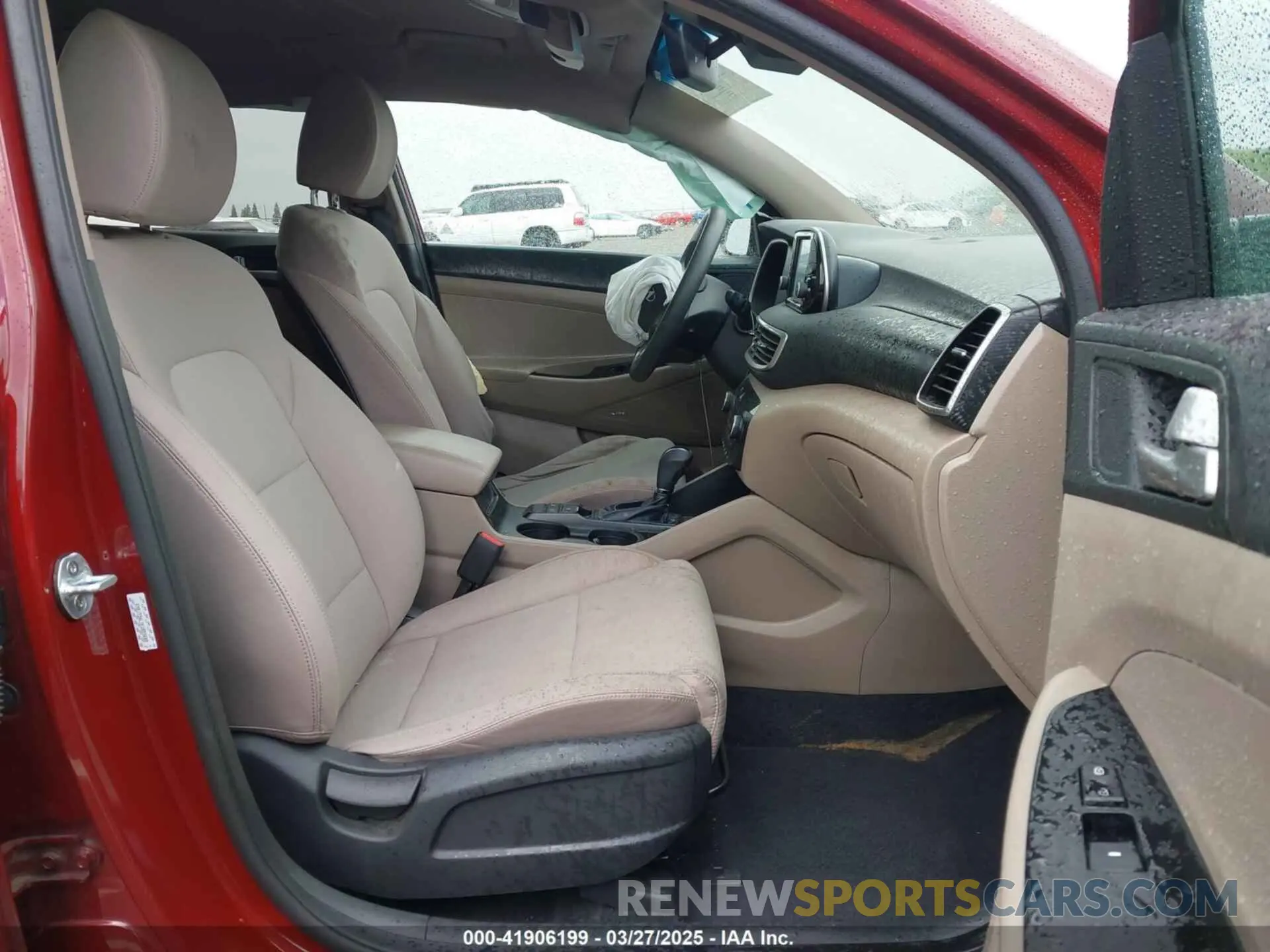 5 fotografías del automóvil dañado KM8J33ALXKU855608 HYUNDAI TUCSON 2019