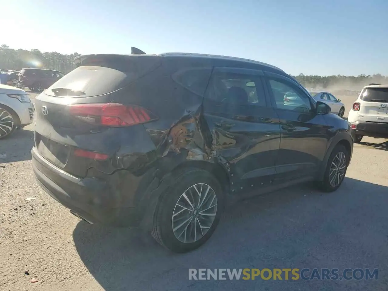 3 fotografías del automóvil dañado KM8J33ALXKU876250 HYUNDAI TUCSON 2019
