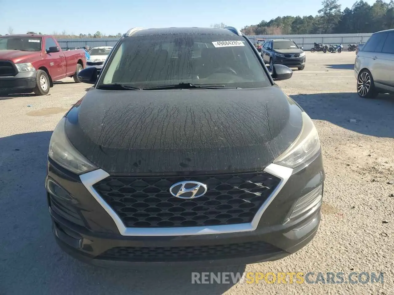 5 fotografías del automóvil dañado KM8J33ALXKU876250 HYUNDAI TUCSON 2019