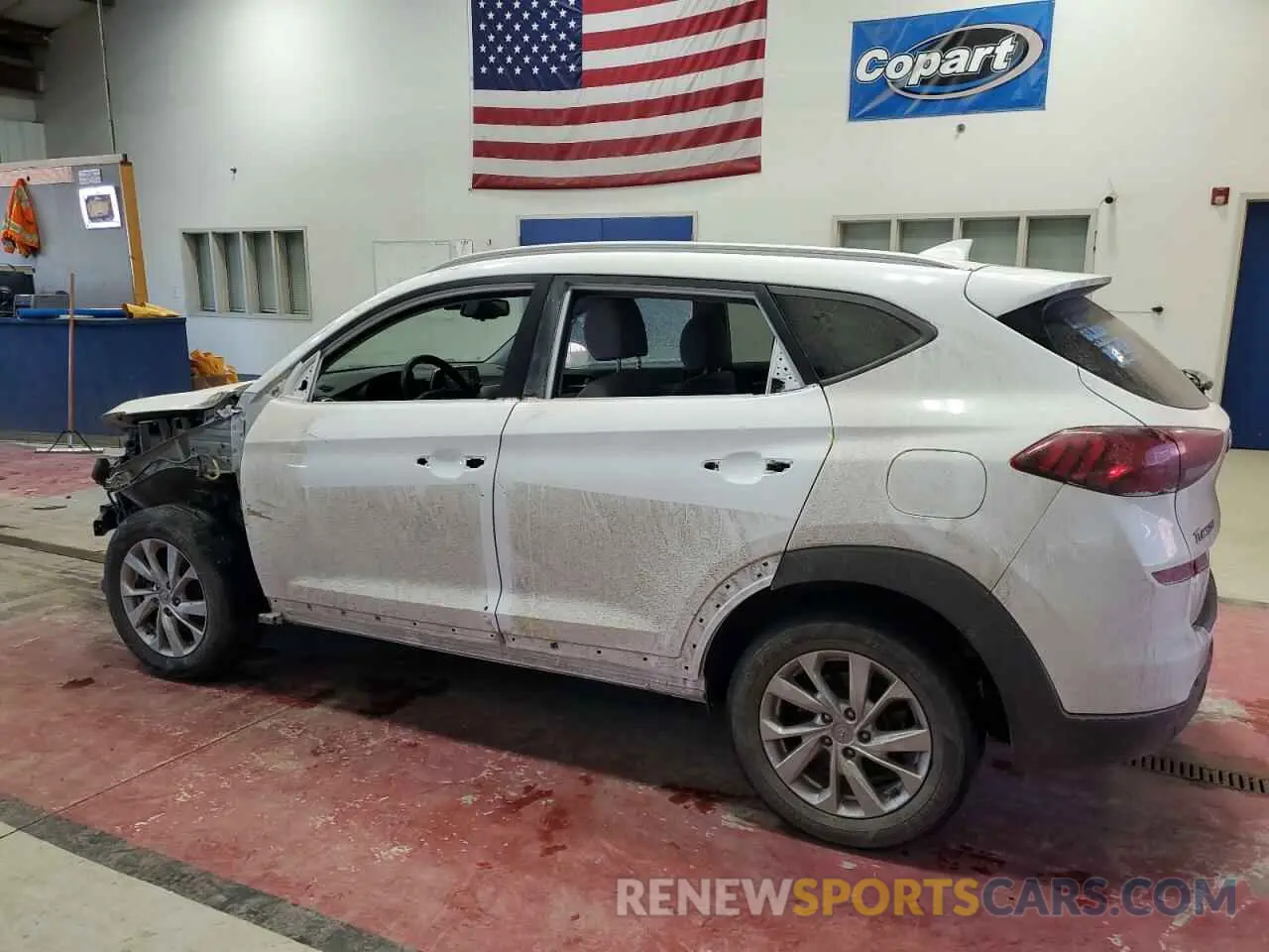 2 fotografías del automóvil dañado KM8J3CA45KU060121 HYUNDAI TUCSON 2019