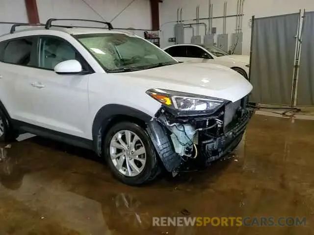 15 fotografías del automóvil dañado KM8J3CA46KU851435 HYUNDAI TUCSON 2019